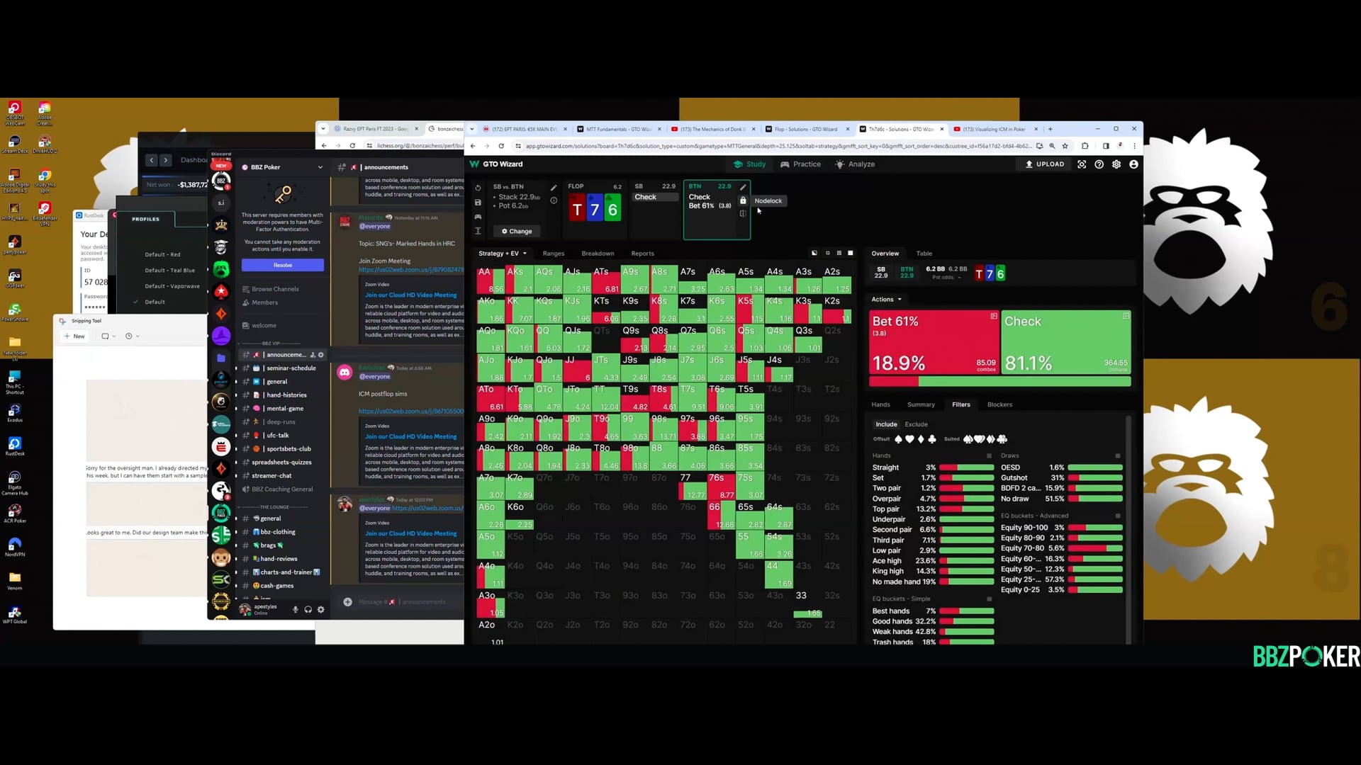 SB vs BTN SRP Donking and Marked Hands Review