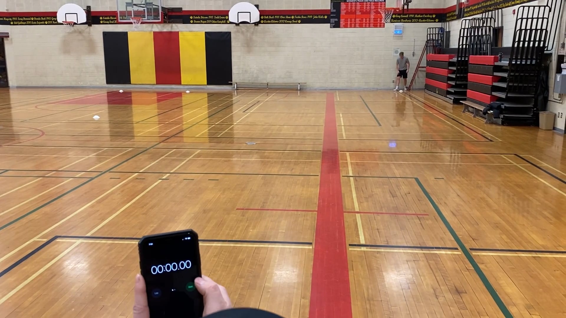 Watch heath desjardin's 30 Yard Dash: 4.5 seconds