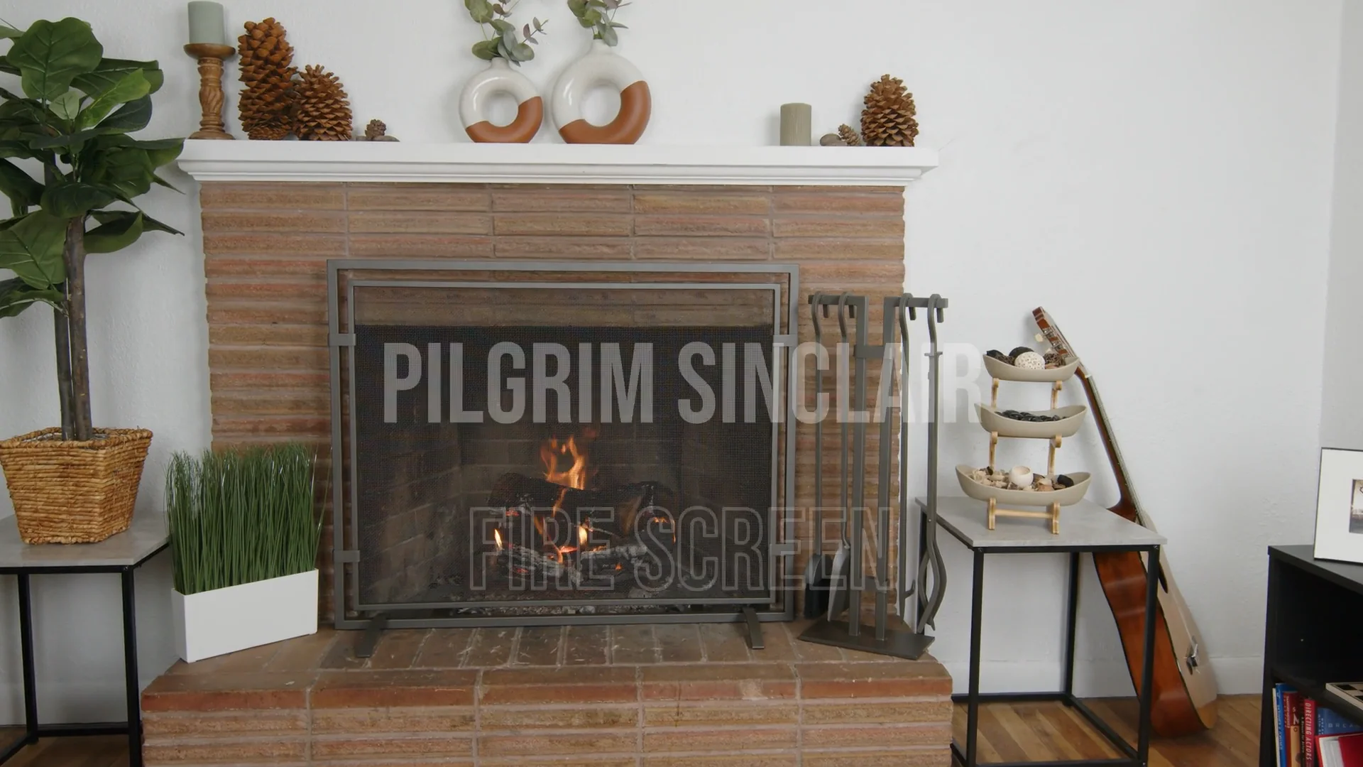 Sinclair Single Panel Stainless Steel | Pilgrim Home & Hearth