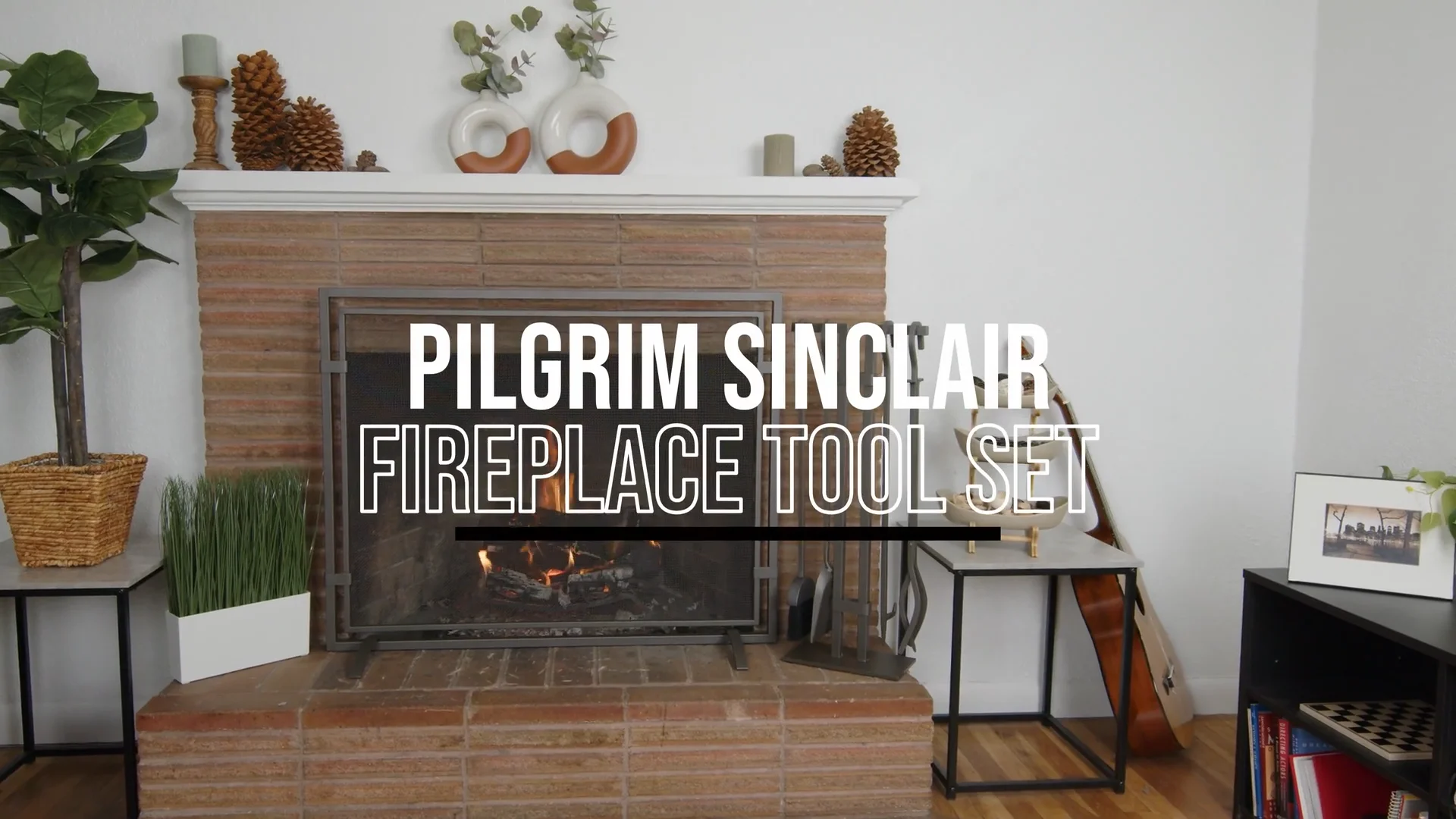Sinclair Tool Set Brass | Pilgrim Home & Hearth