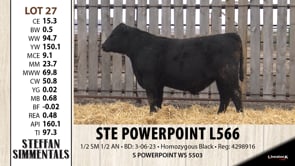 Lot #27 - STE POWERPOINT L566