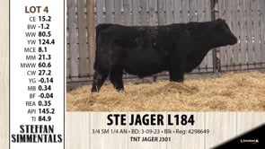 Lot #4 - STE JAGER L184