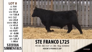 Lot #8 - STE FRANCO L725