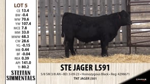 Lot #5 - STE JAGER L591