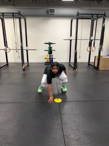 Watch PurpleShift athlete's 5-10-5 Agility: 5.67 seconds