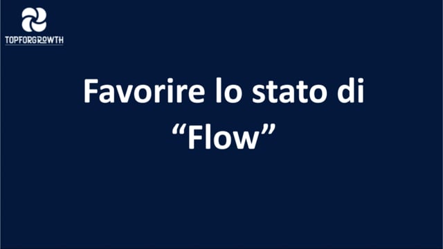 Andrea Rabolini presenta Favorire lo Stato di Flow
