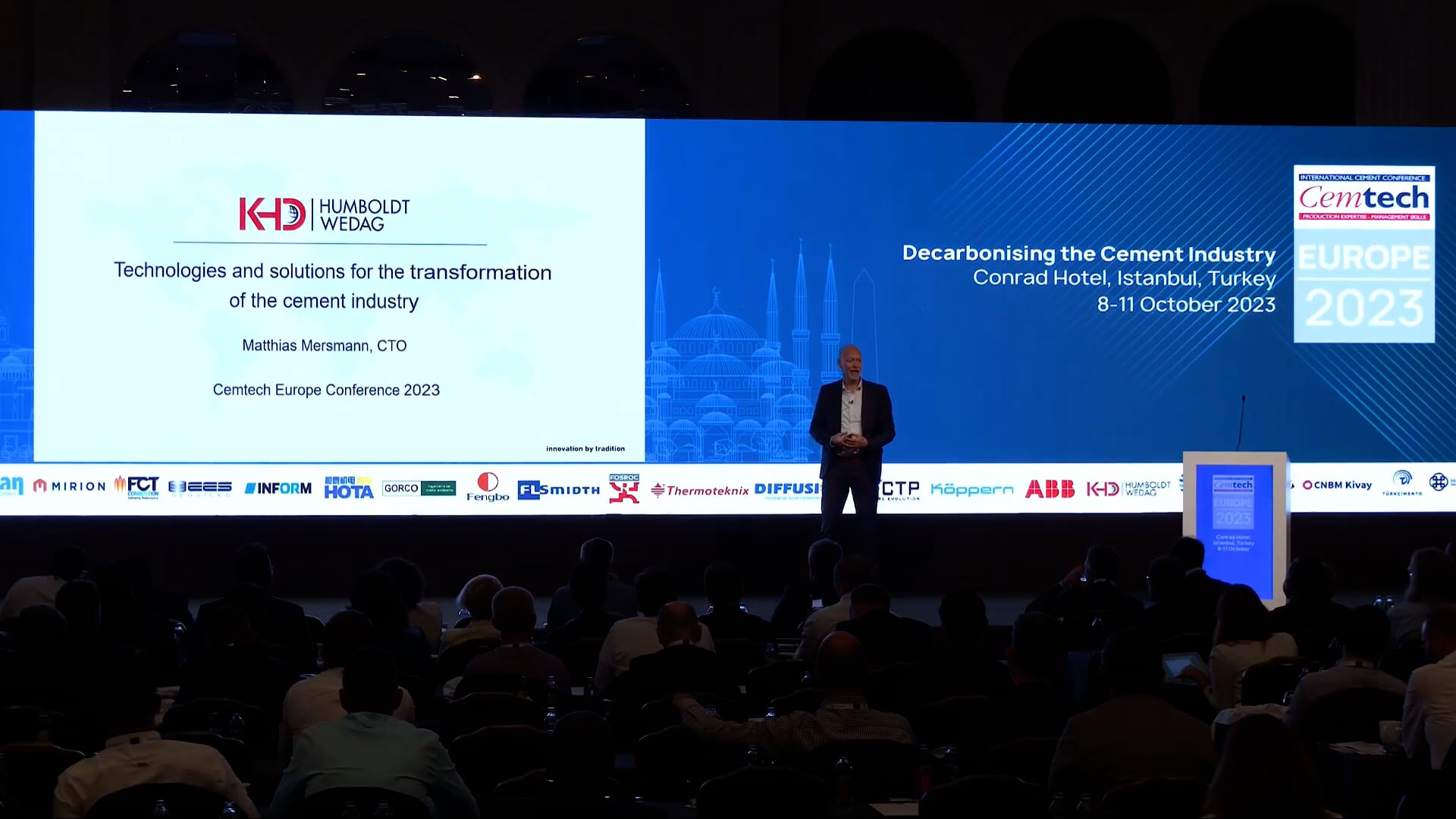 Technologies and solutions for the transformation of the cement industry: Matthias Mersmann, CTO, KHD Humboldt Wedag