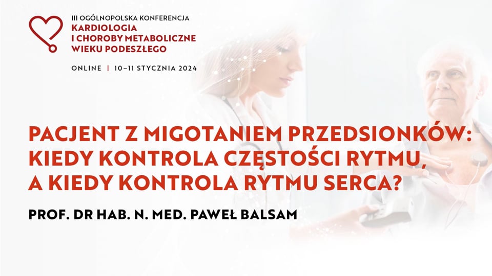 Grafika dla Pacjent z migotaniem przedsionków: kiedy kontrola częstości rytmu, a kiedy kontrola rytmu serca?