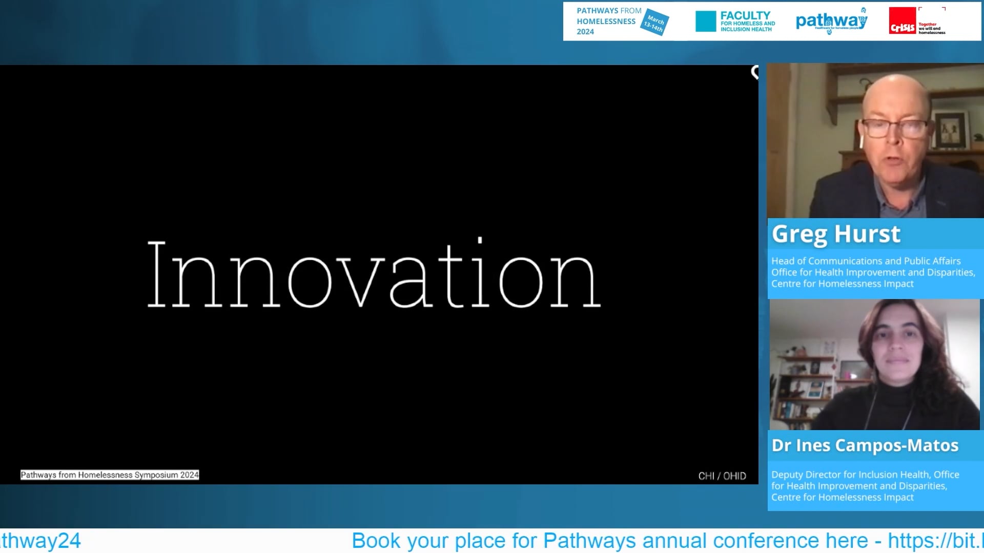 Greg Hurst & Dr Ines Campos-Matos - Innovative practice in implementing NICE guideline 214
