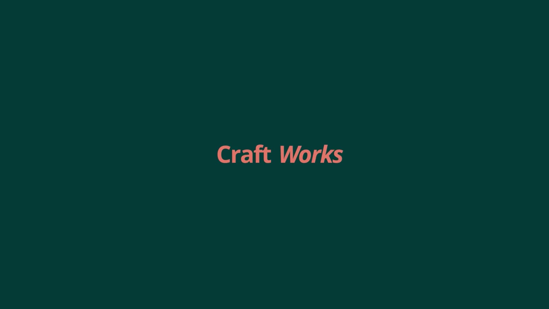 Wilson Vale - Craft Works