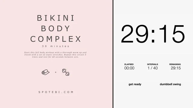 Bikini Body Complex  Full Body Workout For Women
