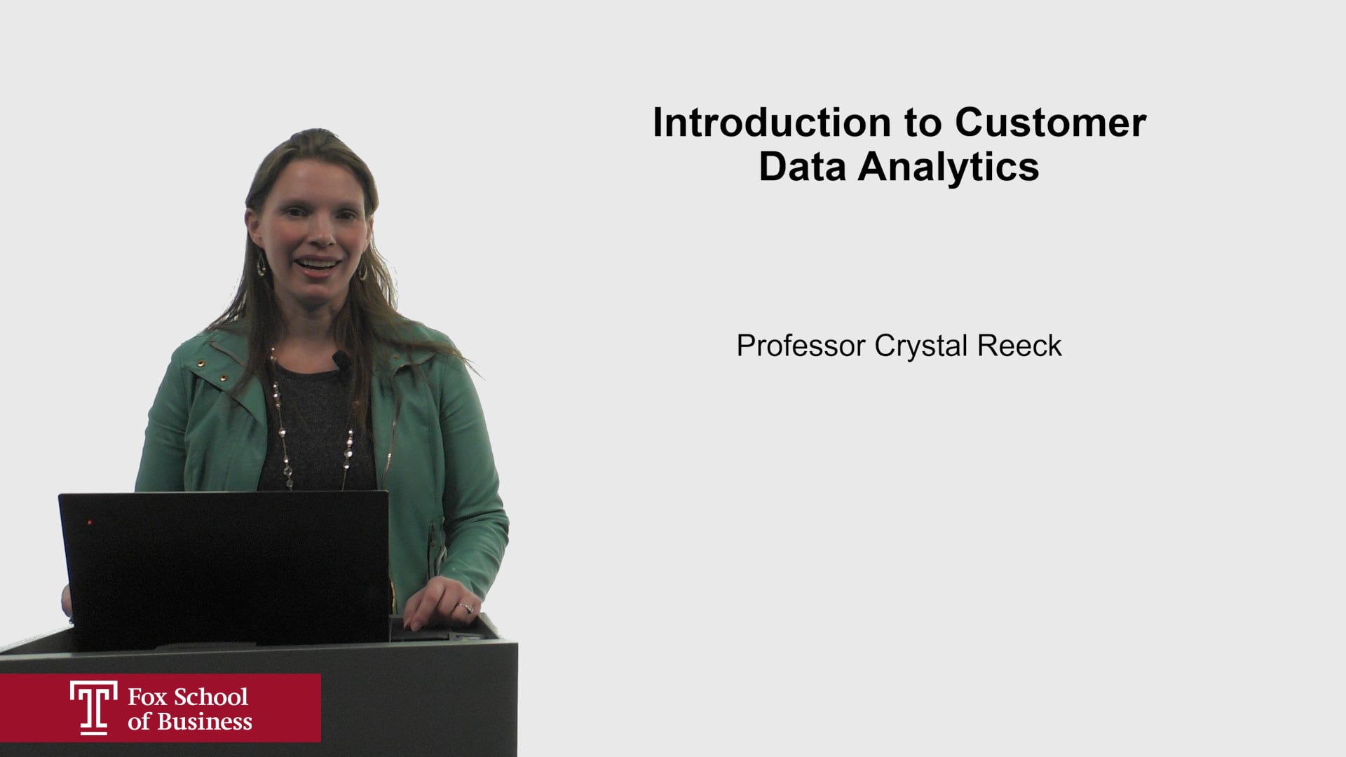 Introduction to Customer Data Analytics