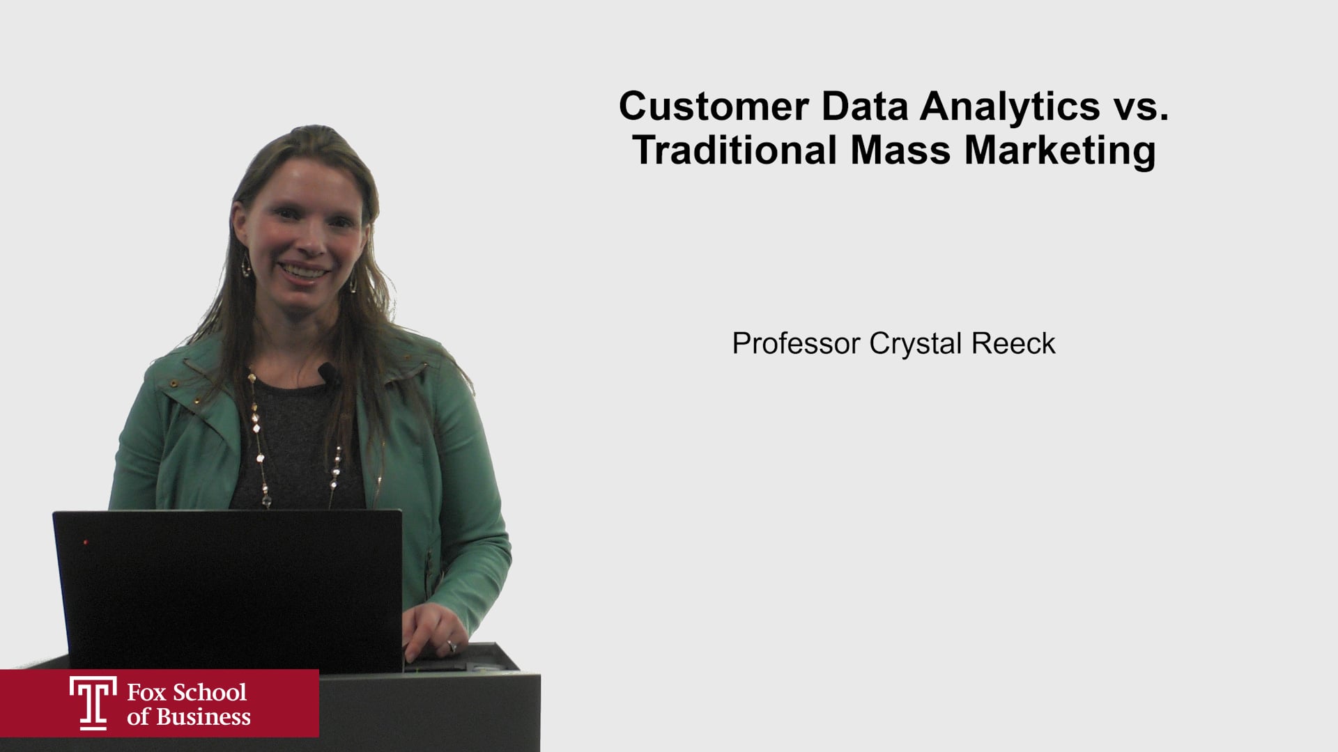 Customer Data Analytics versus Traditional Mass Marketing