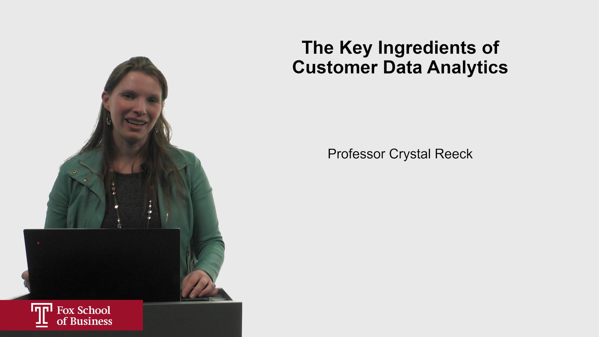 The Key Ingredients of Customer Data Analytics