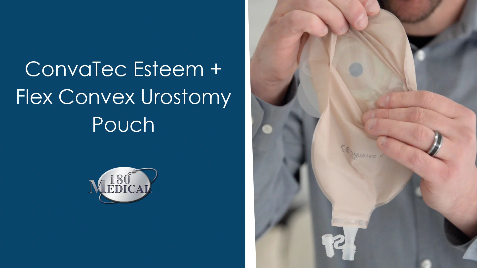 Esteem + Flex Convex One-Piece Urostomy Pouch | 180 Medical