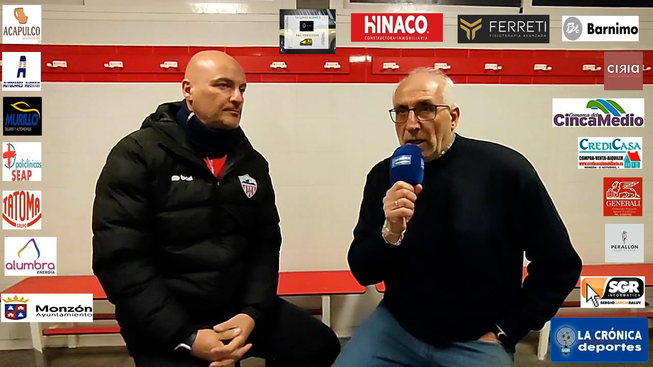 LA PREVIA / Monzón - Borja / J 16 / Ismael  Mariani (Entrenador AT Monzón Alumbra) 3ª División