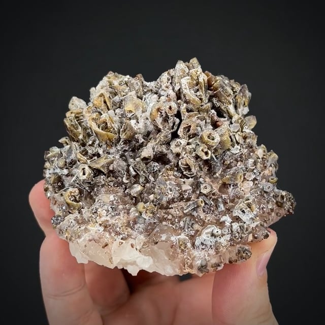 Vanadinite, Calcite & Hyalite Opal (circa 1960s)