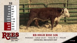 Lot #32 - RB HIGH RISE 32K