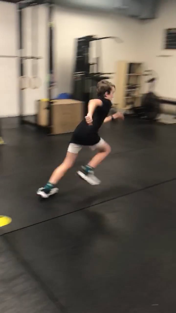 Watch PurpleShift athlete's 5-10-5 Agility: 4.58 seconds