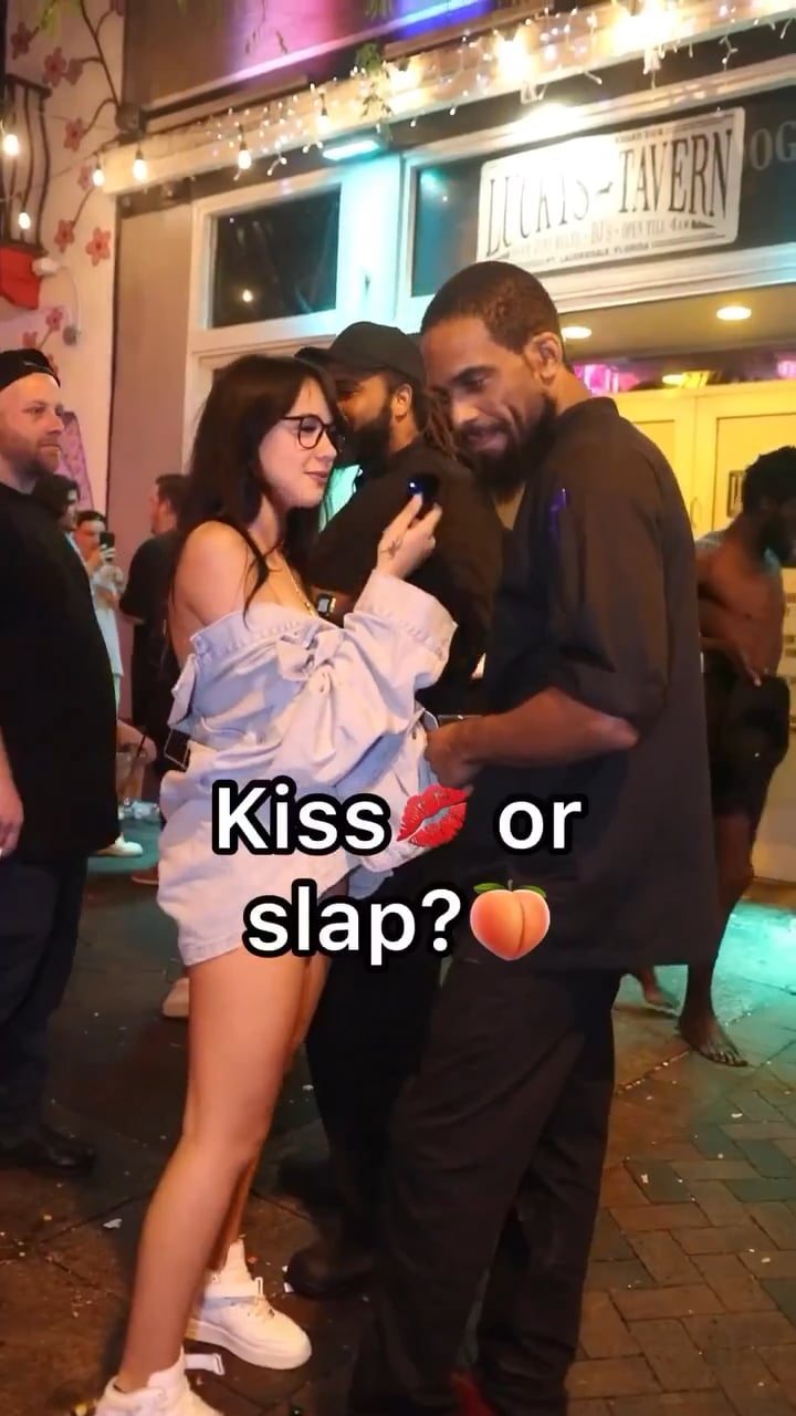 Kiss and slap challenge