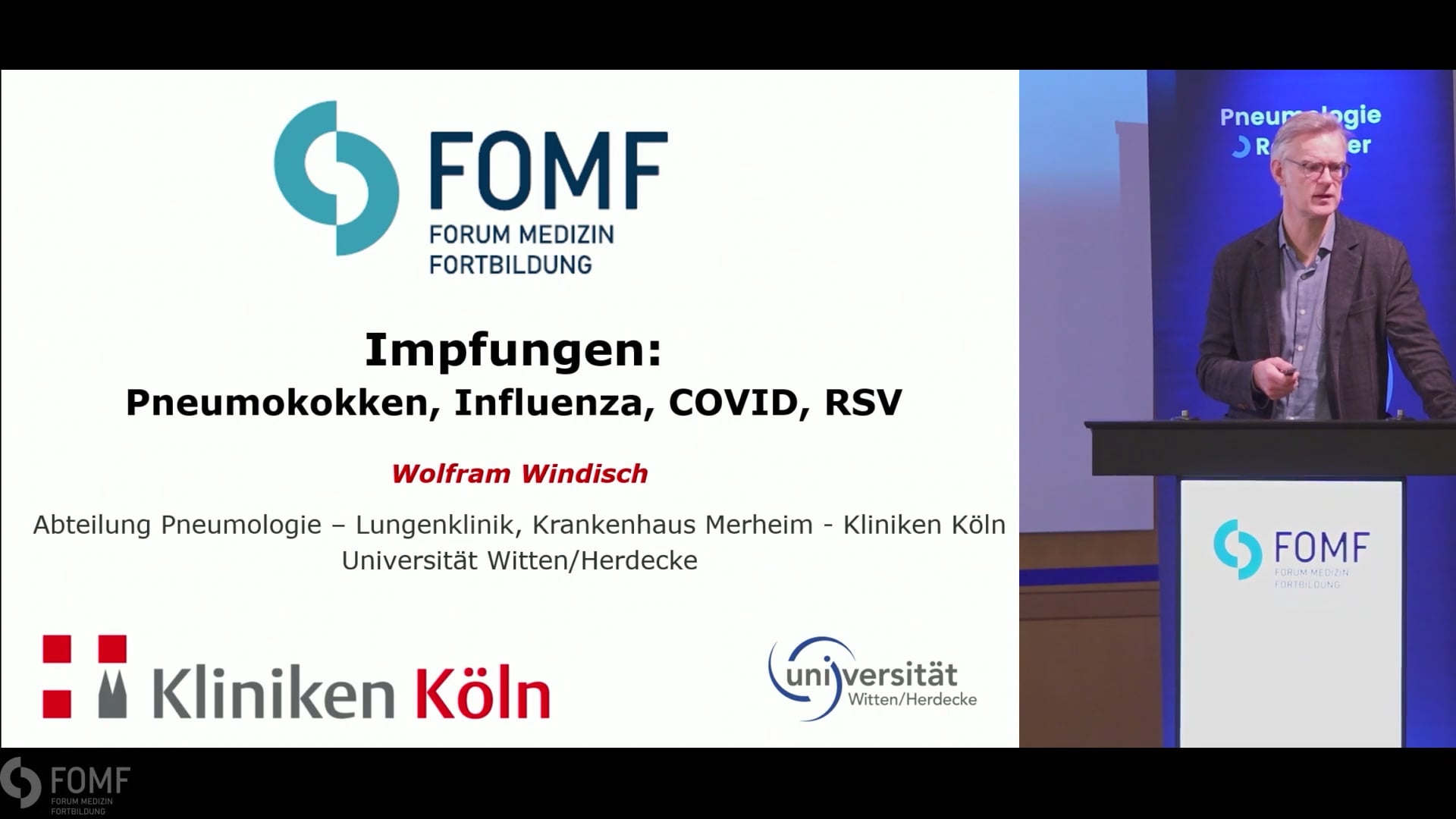 Impfung: Pneumokokken, Influenza, COVID, RSV