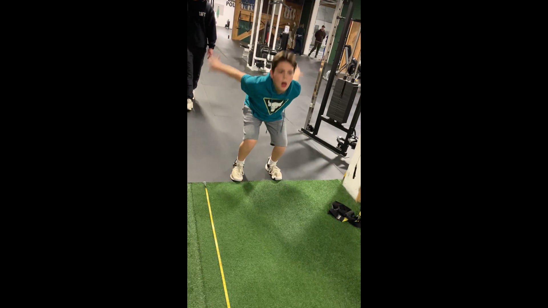 Watch nathan walsh's Broad Jump: 63 inches