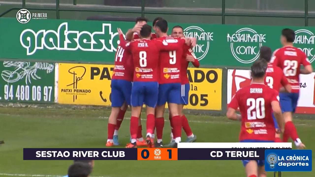 (RESUMEN Y GOLES) Sestao River 1-1 CD Teruel / Jor. 19 - Primera Rfef / Fuente: YouTube Rfef