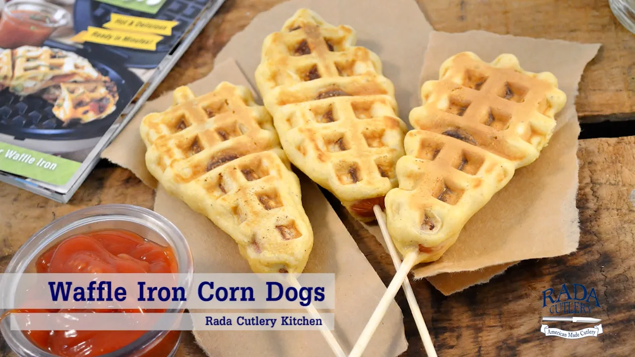 Waffle Iron Corn Dogs Recipe How to Make Waffle Hot Dogs