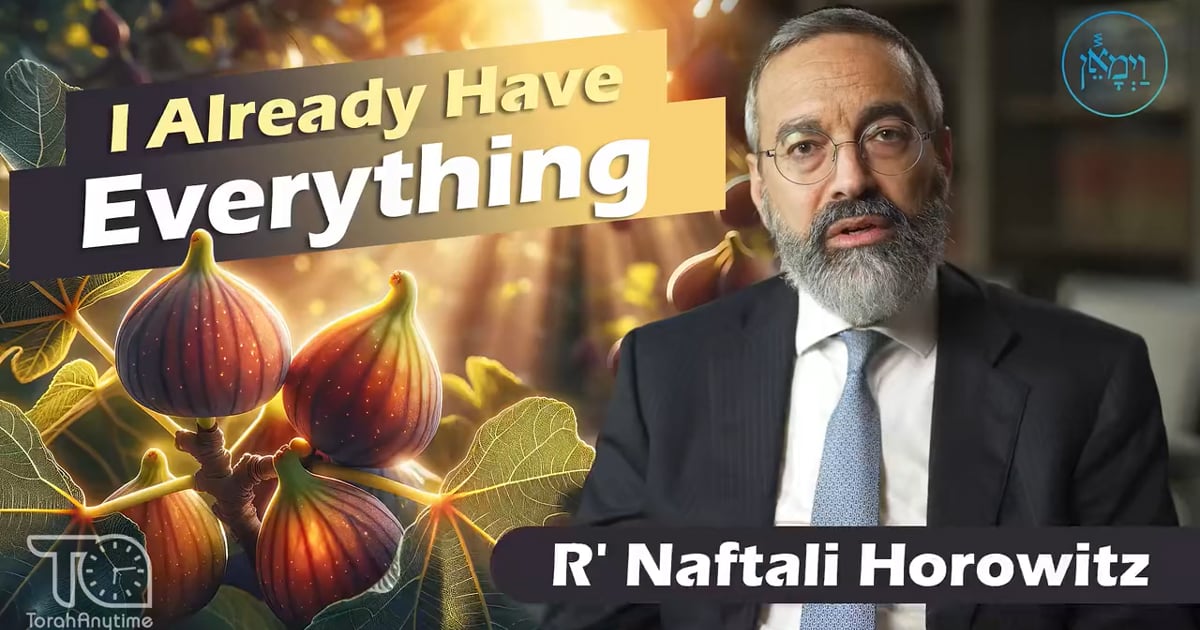 R' Naftali Horowitz | Vayimaen (וימאן) - I Already Have Everything