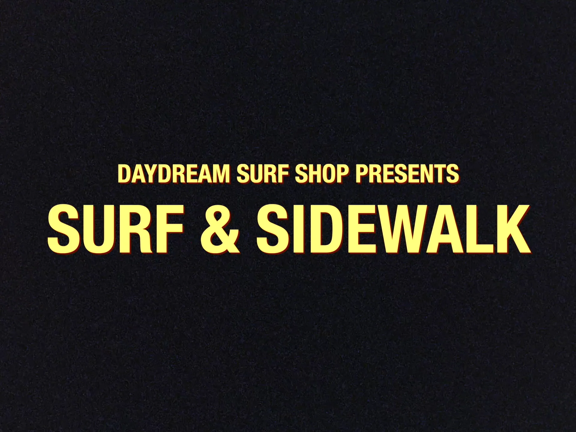 Sidewalk Surfer Poster