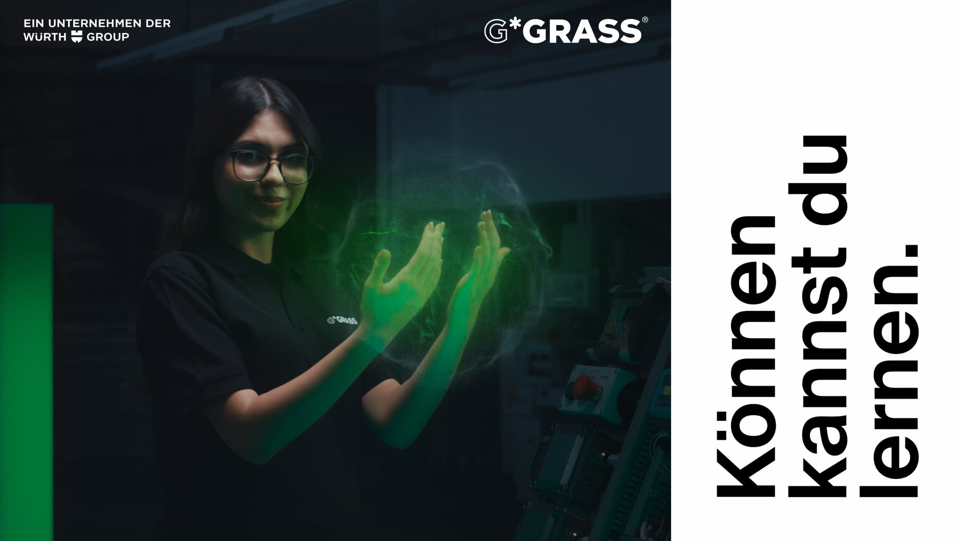 Können kannst du lernen - GRASS Lehrlingskampagne 2024