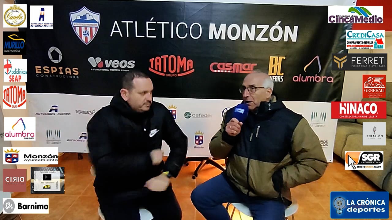 JUAN GONZALEZ (Entrenador Borja) At Monzón Alumbra 3-0 SD Borja / J 16 / 3ª División