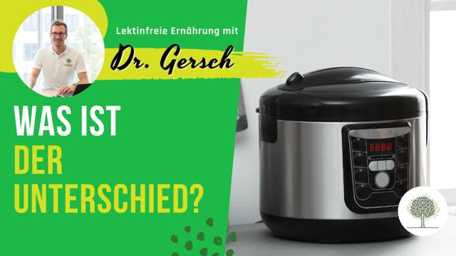   Klassischer Schnellkochtopf vs. Instant Pot 