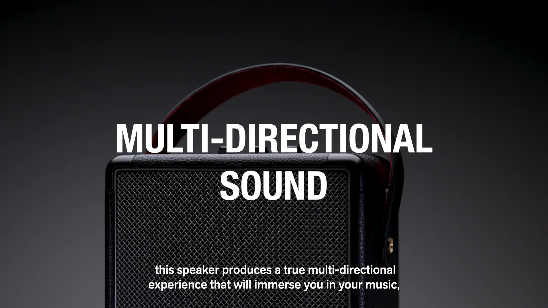 Tufton portable speaker delivers powerful sound and long