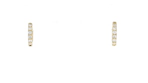 25 ct. t.w. Lab-Grown Diamond Hoop Earrings in 18kt Gold Over Sterling