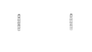 33 ct. t.w. Lab-Grown Diamond Hoop Earrings in Sterling Silver