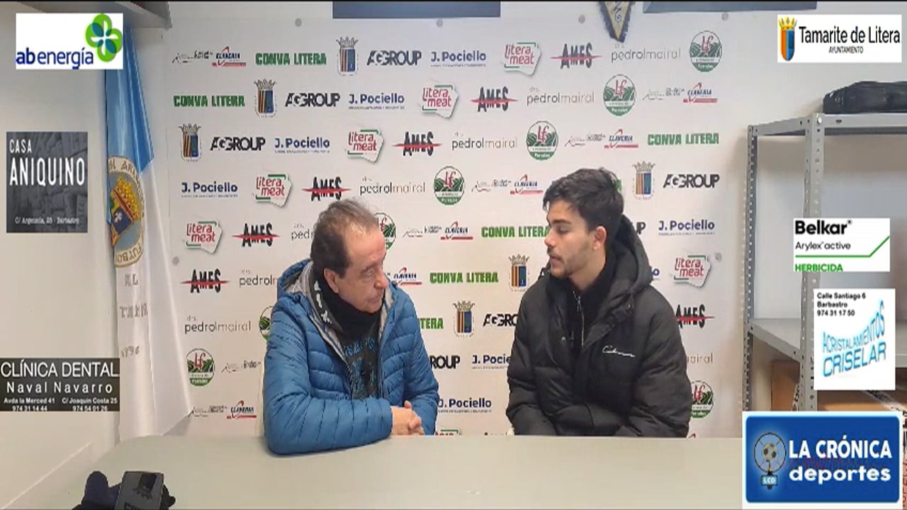 FELIX  JIMENEZ (Entrenador Tamarite) Tamarite 2-1 Epila / J 16 / 3ª División