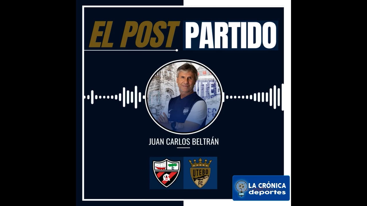 JUAN CARLOS BELTRÁN (Entrenador Utebo) Arenas de Getxo 1-1 CF Utebo / Jor. 18 - Segunda Rfef / Fuente: Facebook CF Utebo
