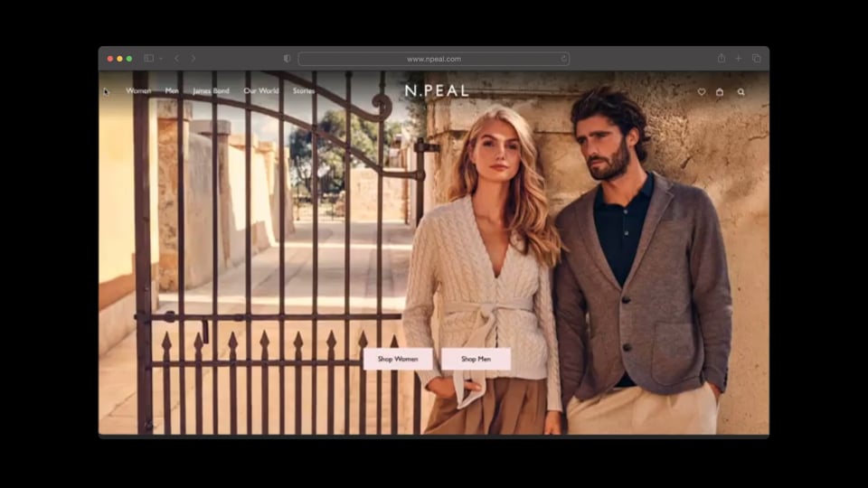 Preview image for video N.PEAL_london_WEBSITEMOCKUP