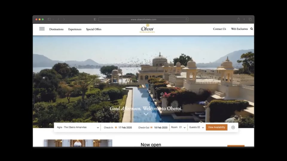 Preview image for video OBEROI_amar_villas_WEBSITEMOCKUP_B