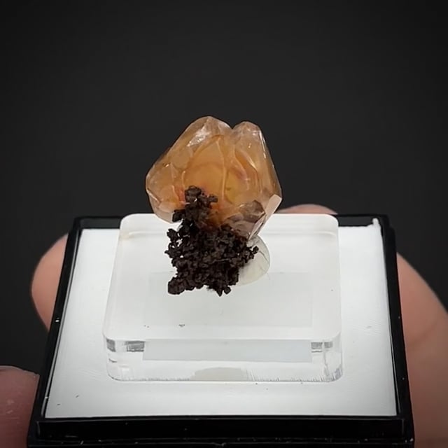Calcite with Chalcotrichite on Copper | Onganja Mine, Seeis, Khomas ...