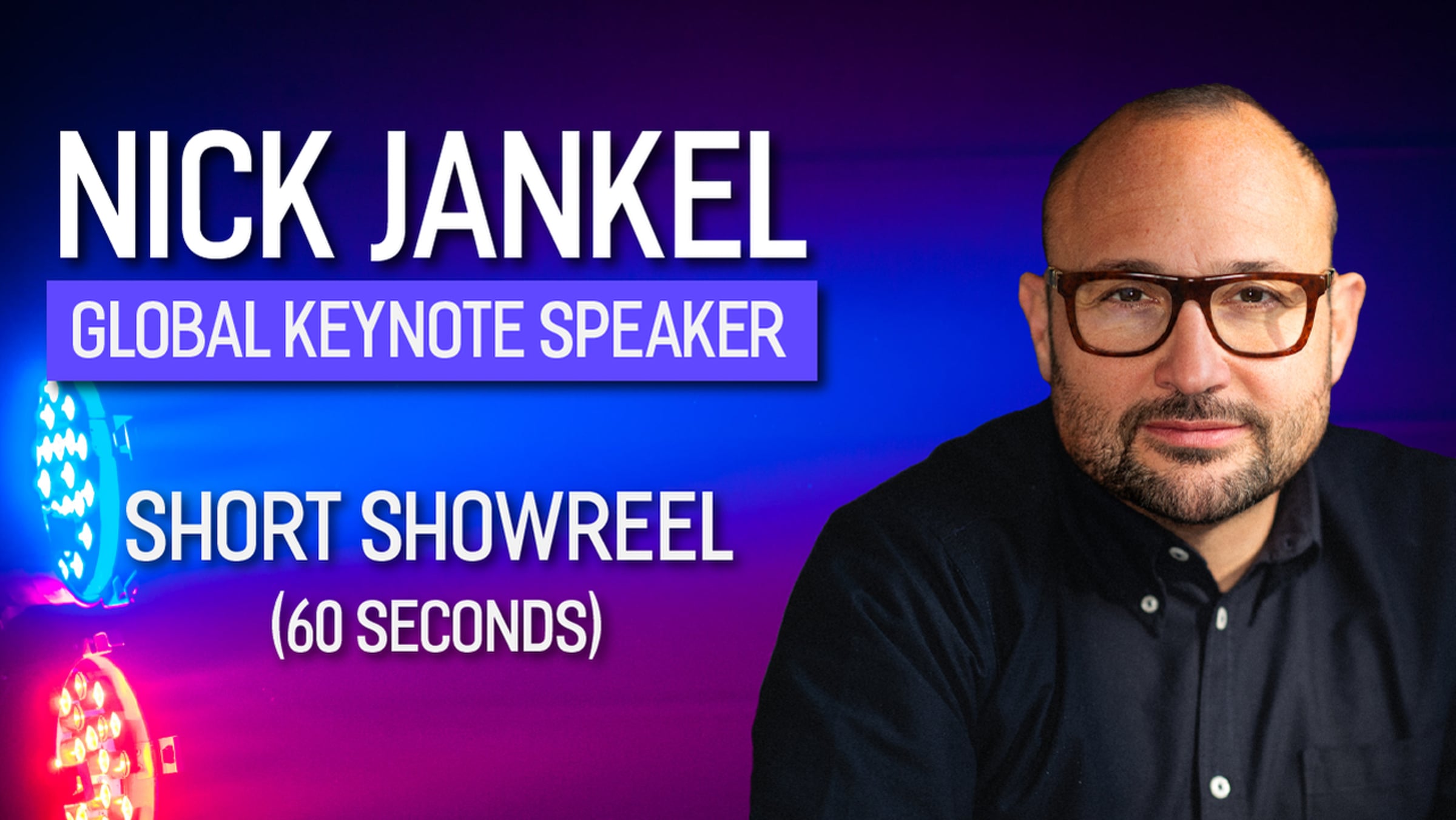 Nick Jankel Keynote Speaker Showreel (60 secs) | Videos & Movies on Vimeo