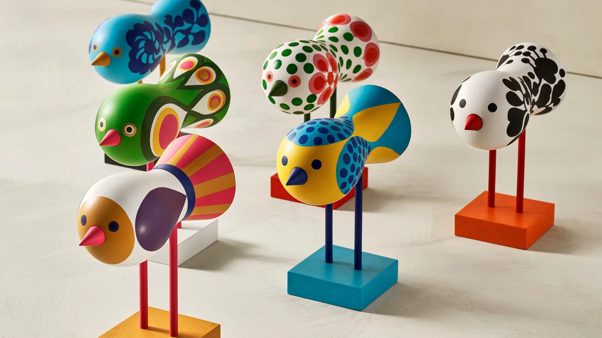 Dancing birdsさん専用 Dancing birdsさん専用 Birds 1967 By Lisa Larson — haus®