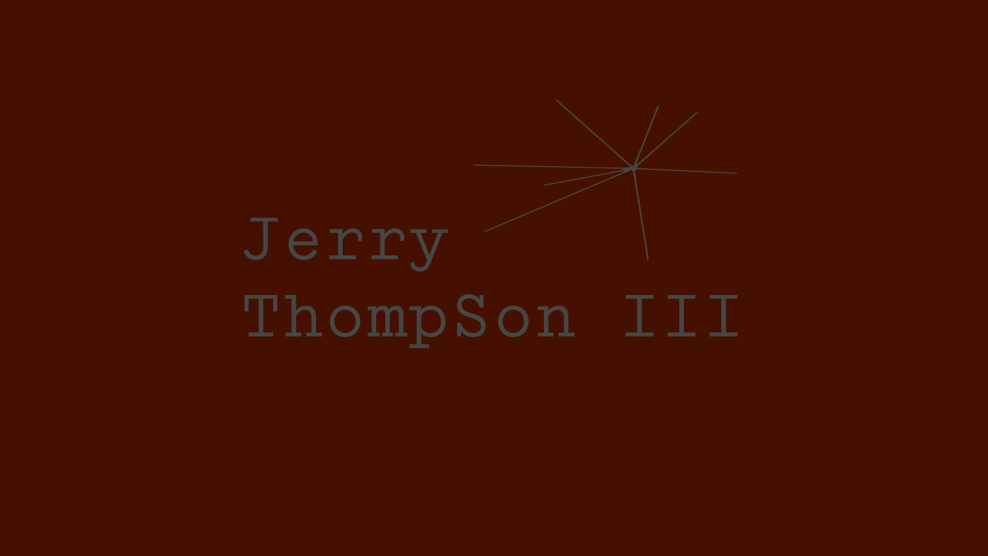 Jerry ThompSon III - Living the Culture