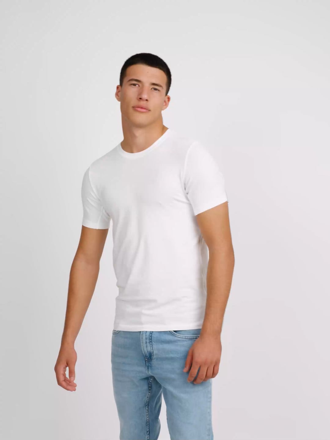 מארז 2 חולצות קצרות צווארון עגול