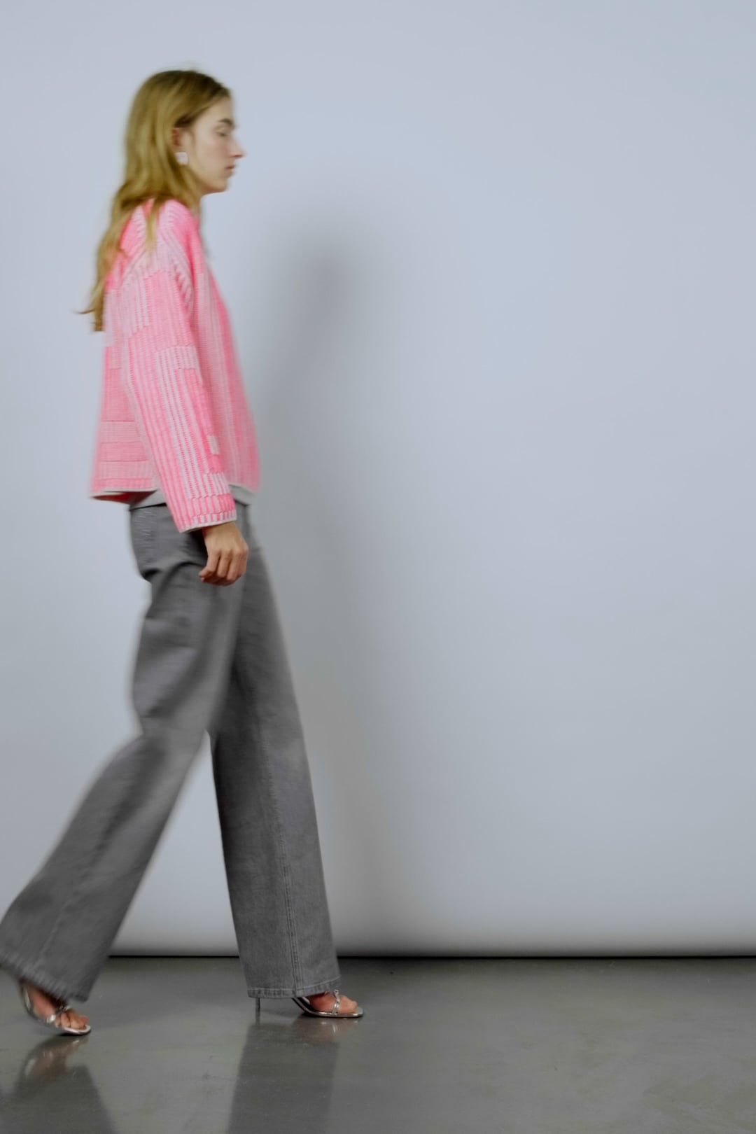 Jeans FLARE mid waist, straight leg | OUI Onlineshop
