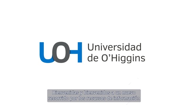 Universidad de O’Higgins — Tutorial Biblioteca Digital