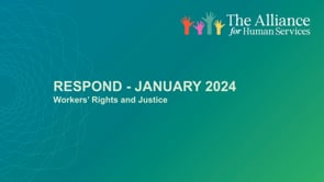 RESPOND - Jan. 10 Workers' Rights and Justice