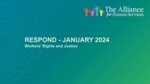 RESPOND - Jan. 10 Workers' Rights and Justice