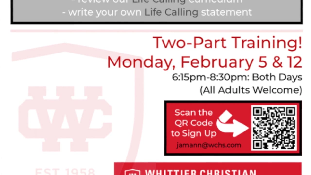Life Calling Invite - Feb 5th & 12th